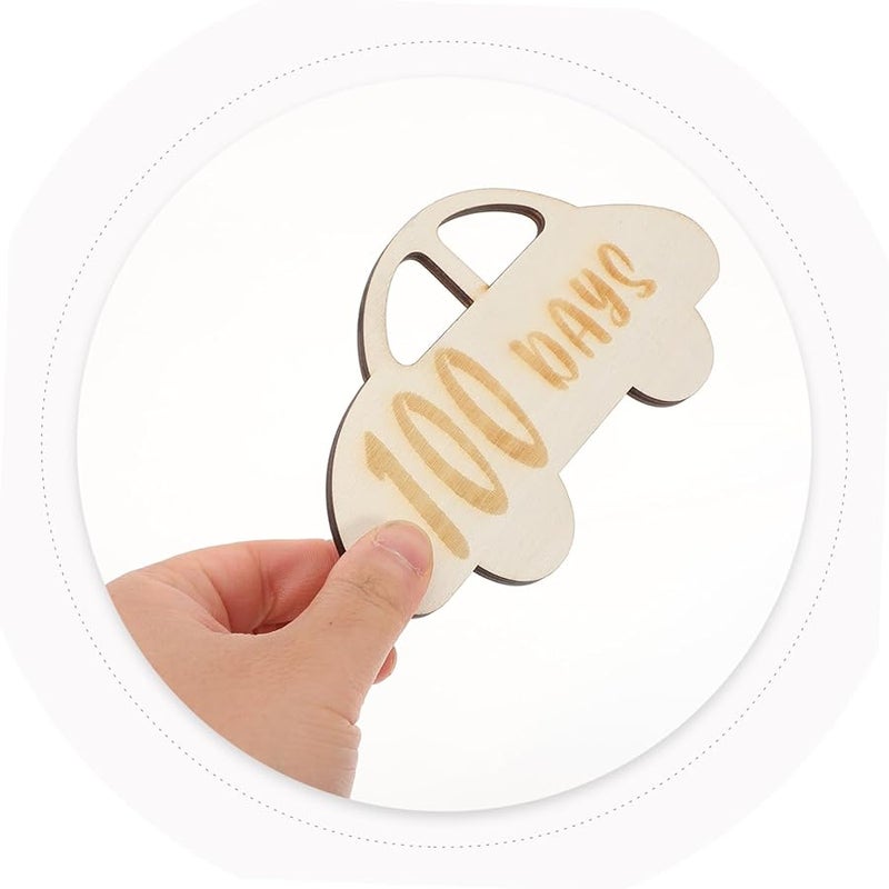 Personalized Wooden Growth Chart Sign For Baby Photography Days Keepsake Decor - Image 4